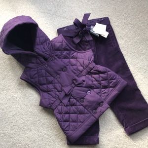 Janie and Jack girl’s outfit 2T